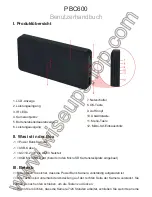 Предварительный просмотр 5 страницы Wiseup PBC600 User Manual