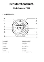 Предварительный просмотр 15 страницы Wiseup W63 User Manual