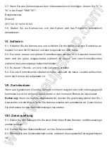 Preview for 10 page of Wiseup W8600 User Manual