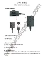 Preview for 3 page of WISEUPSHOP DVR-0022B User Manual