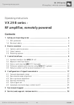 Preview for 3 page of Wisi 14MM-VX29B Operating Instructions Manual