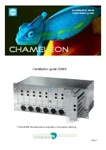 Предварительный просмотр 1 страницы Wisi CHAMELEON GN40 Installation Manual