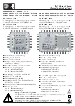 Preview for 1 page of Wisi MULTISYSTEM DY 64 1800 Operating Instructions Manual