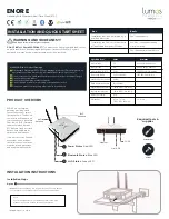 WiSilica lumos CONTROLS ENOR E Quick Start Manual preview