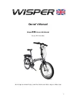 Preview for 1 page of Wisper 2013 806 Classic Owner'S Manual