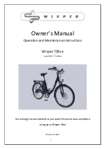 Wisper 705eco Owner'S Manual preview