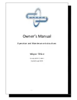 Wisper 705se Owner'S Manual preview