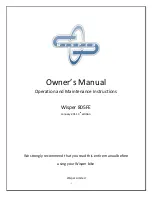 Preview for 1 page of Wisper 805FE Owner'S Manual