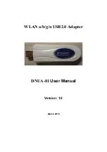 Wistron NeWeb DNUA-81 User Manual preview