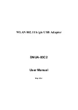 Предварительный просмотр 1 страницы Wistron NeWeb DNUA-93C2 User Manual