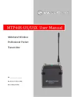 WisyCom MTP40S-US User Manual preview