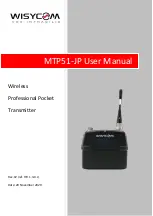 WisyCom MTP51-JP User Manual preview