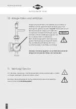 Preview for 14 page of WITA Delta UP 70 Series Installation And Operating Instructions Manual