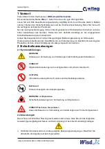 Preview for 3 page of Witeg DH.WCB00106 Operating Manual