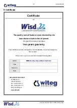 Preview for 14 page of Witeg DH.WHM12311 Operating Manual