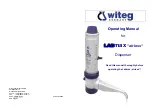 Witeg LABMAX airless Operating Manual preview