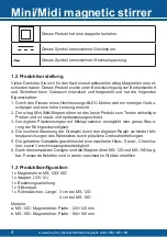 Preview for 4 page of Witeg MS-12D Operating Manual