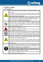 Preview for 15 page of Witeg MS-12D Operating Manual