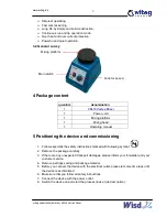 Предварительный просмотр 11 страницы Witeg VM-10 Operating Manual