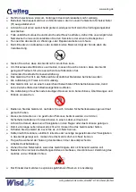 Preview for 4 page of Witeg Wisd DH.WOS01251 Operating Manual