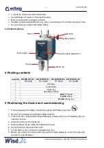 Preview for 12 page of Witeg Wisd DH.WOS01251 Operating Manual