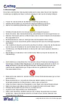 Preview for 4 page of Witeg Wisd HG-15A Operating Manual