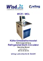 Preview for 1 page of Witeg Wisd WCL Series Operating Manual