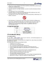 Preview for 5 page of Witeg Wisd WIR Series Operating Manual