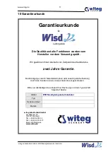 Preview for 13 page of Witeg Wisd WIR Series Operating Manual