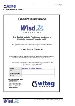 Preview for 8 page of Witeg Wisd WiseStir HT-120T Operating Manual