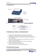 Предварительный просмотр 7 страницы Witeg Wisd WiseTherm HP-20A Operating Manual