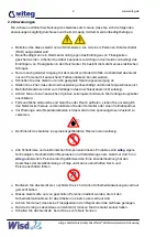 Preview for 4 page of Witeg Wisd WiseTherm WHM Operating Manual