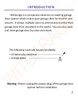 Preview for 4 page of WitGarage GD801C Installation Manual