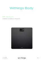 Withings BMI Wi-Fi Scale Installation And Operating Instructions Manual preview