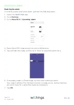 Preview for 32 page of Withings Move ECG Installation And Operating Instructions Manual