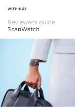 Withings SCANWATCH Reviewer'S Manual preview