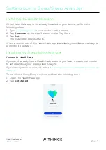 Preview for 7 page of Withings Sleep Analyzer Installation And Operating Instructions Manual