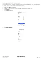 Preview for 14 page of Withings Sleep Analyzer Installation And Operating Instructions Manual