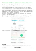 Preview for 29 page of Withings Sleep Analyzer Installation And Operating Instructions Manual