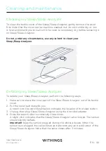 Preview for 42 page of Withings Sleep Analyzer Installation And Operating Instructions Manual