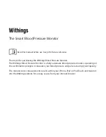 Preview for 3 page of Withings The Smart Blood Pressure Monitor Instruction Manual