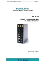 Предварительный просмотр 1 страницы WitLinc WL-430T-A User Manual