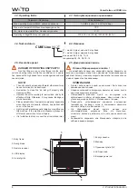 Предварительный просмотр 6 страницы Wito CUBE LINE 04-2T Instructions For Installation And Use Manual