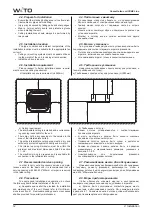 Предварительный просмотр 14 страницы Wito CUBE LINE 04-2T Instructions For Installation And Use Manual