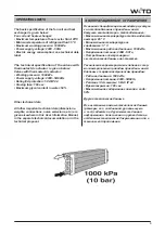 Предварительный просмотр 9 страницы Wito VIERRO IO Instructions For Installation, Use And Maintenance Manual