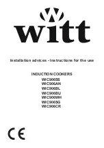 Preview for 1 page of Witt 24310030 Instructions For The Use - Installation Advices