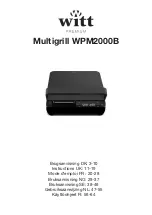 Witt WPM2000B Instructions Manual предпросмотр