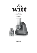 Witt WSM150 Manual предпросмотр