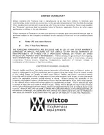 Preview for 3 page of Wittco 1000-AD-SS Operation & Maintenance Manual