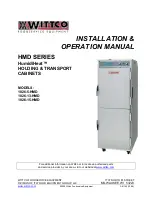 Предварительный просмотр 1 страницы Wittco 1826-13-HMD Installation & Operation Manual